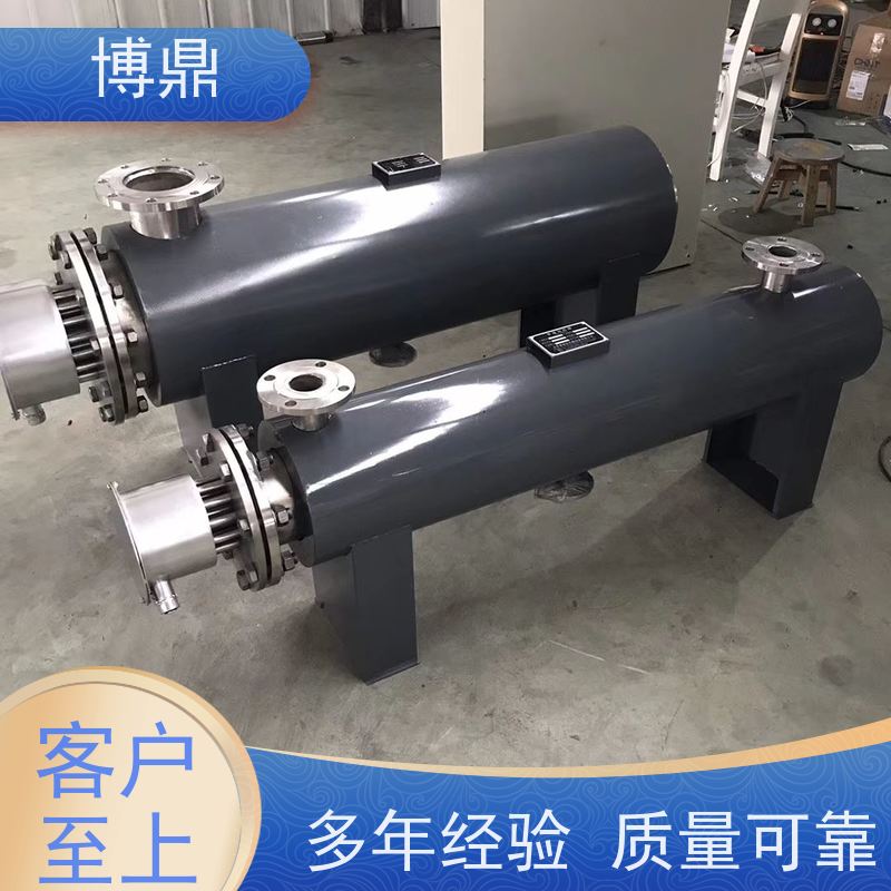 博鼎制热设备大型双筒体管道加热器加热空气、氮气等气体 智能温控