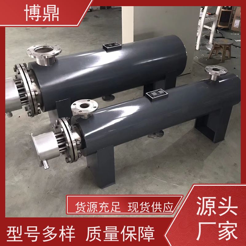 博鼎制热设备不锈钢管道加热器带有测温传感器 多年行业经验