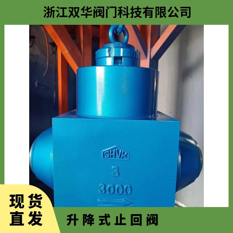 整体锻造升降式止回阀H61Y高压电站方体专用阀 双华阀门