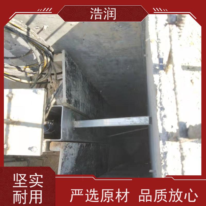 浩润 304不锈钢下开式堰门 结构稳固 抗压好 便于维护