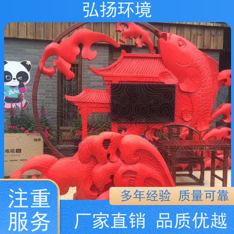 玻璃钢仿铜喝茶人物雕塑 公园广场茶文化主题雕塑定制
