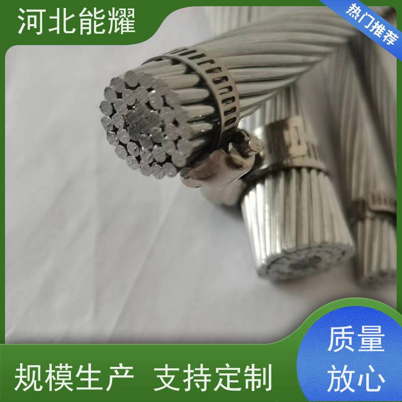  主流导线 利用铝层导电 绝缘钢芯铝绞线 LGJQ-185/10 圆形 银色