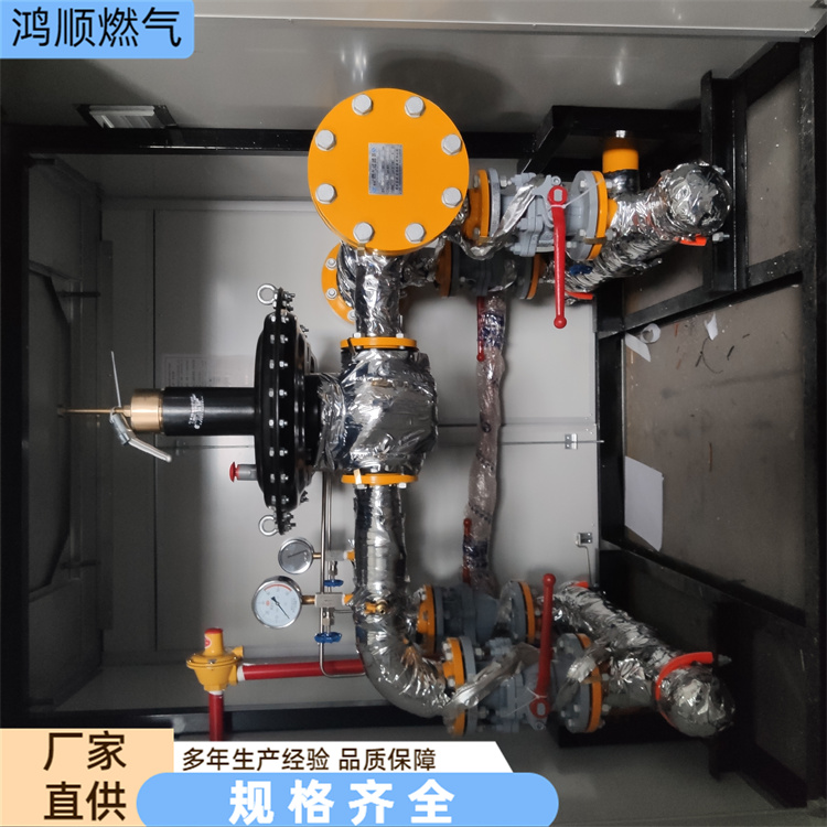 鸿顺 厂家供应 燃气调压计量撬 结构紧凑占地小 规格齐全