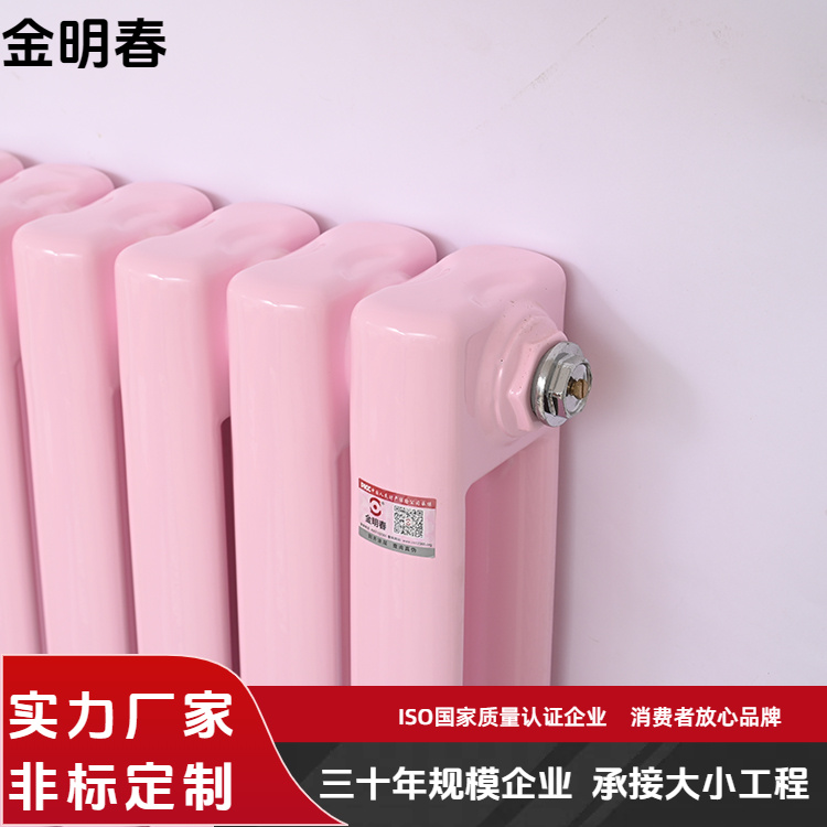 金明春 厂家供应 钢二柱散热器GZ2-600 高效散热耐用 规格齐全