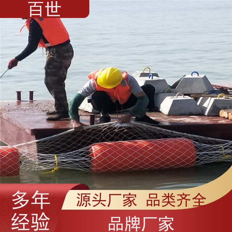 百世泥石流多发区警示浮筒自浮式结构柔性连接