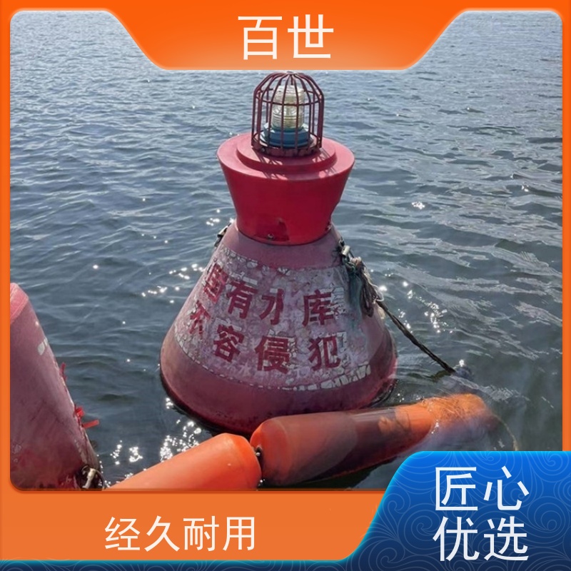百世海洋作业警示浮筒水下挂网生态友好材质