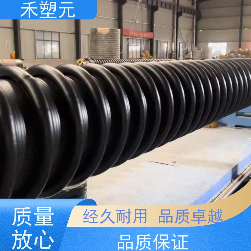 HDPE克拉管大口径排水管道螺旋缠绕波纹管PE结构壁B型管厂家