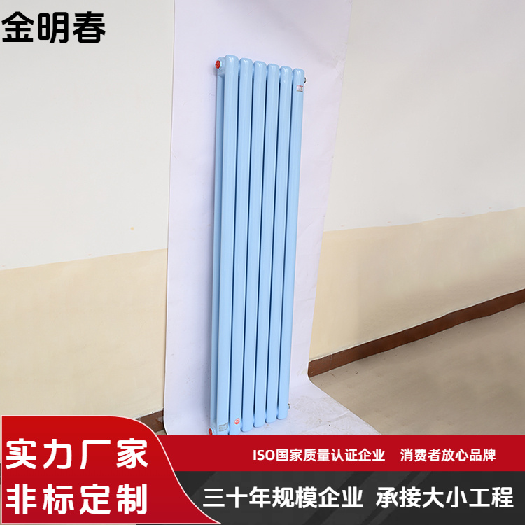金明春 厂家 钢二圆柱散热器 QFGZ206 强度高 寿命长 按需定制