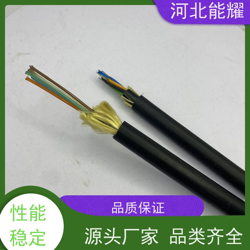  配电网中作为通信使用 ADSS-24B1-500 全介质自承式光缆 圆形 黑色