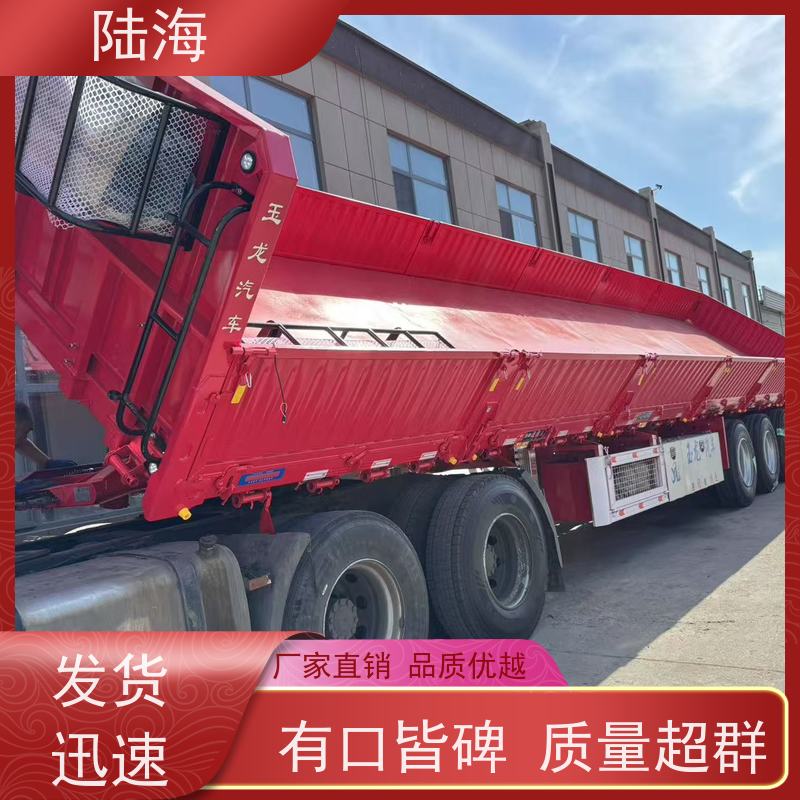 13米超轻侧翻半挂车 普货砂石两用 三轴轻量化设计 物流版可上叉车