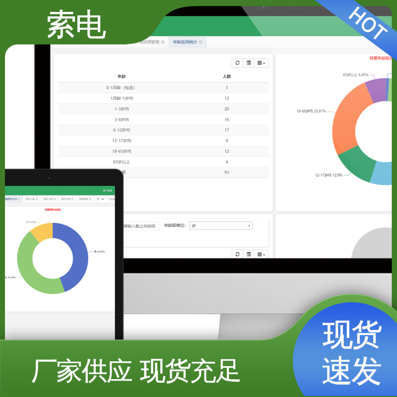 儿童保健系统 先进的数据 双液晶显示屏 360度 索电