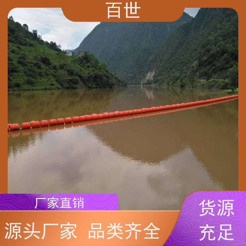 百世泥石流多发区警戒浮体流动防线钢丝绳锚固