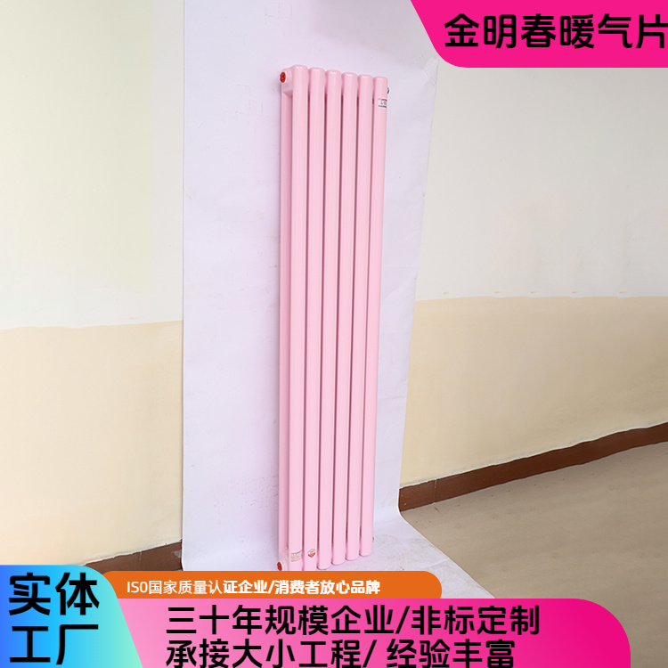 金明春 厂家供应 钢二柱暖气片 GZ206 防腐防锈易安装 规格齐全
