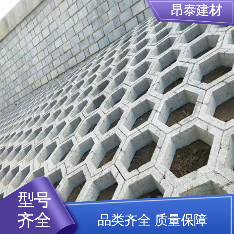 源头工厂 结构稳定 承压能力强 实心水泥道路砖 六角护坡砖
