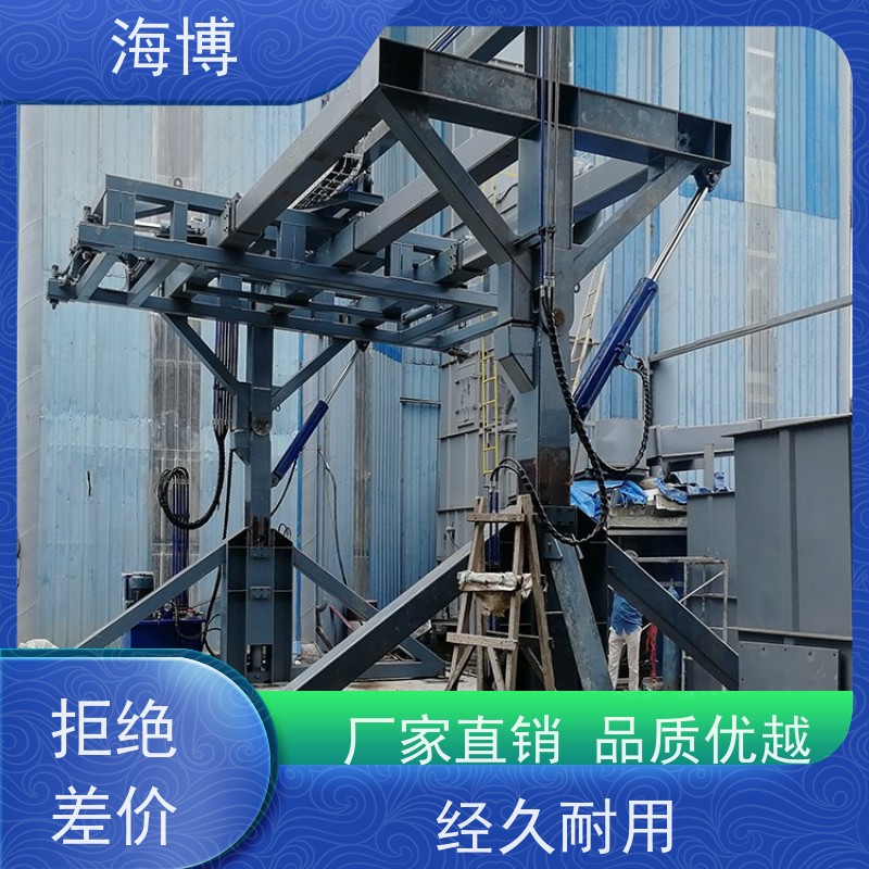 海博 水泥行业专用 电动液压驱动 高效装卸 集装箱翻转平台