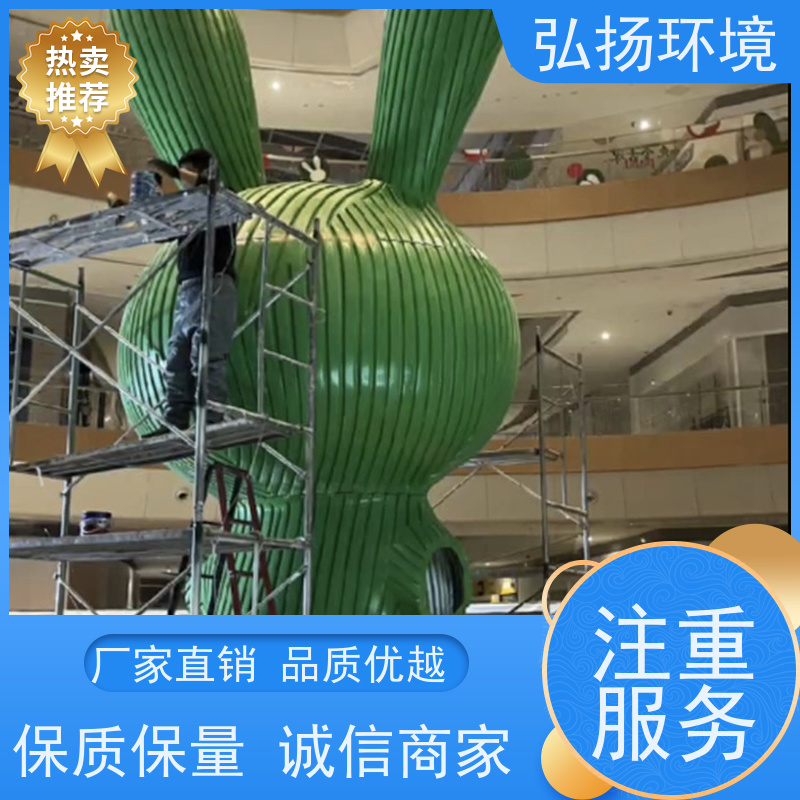 河 东弘扬 博物馆 大号型玻璃钢雕塑 质量更轻 挪动更方便 现场施工安装