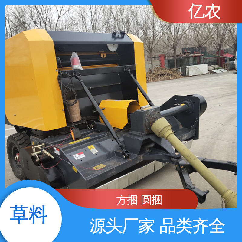 青储 草料 手动 大型玉米秸秆捡拾打包一体机 亿农