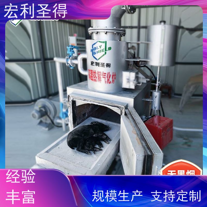 宏利圣得智能控制宠物焚烧炉 稳定耐用动物无害化处理设备