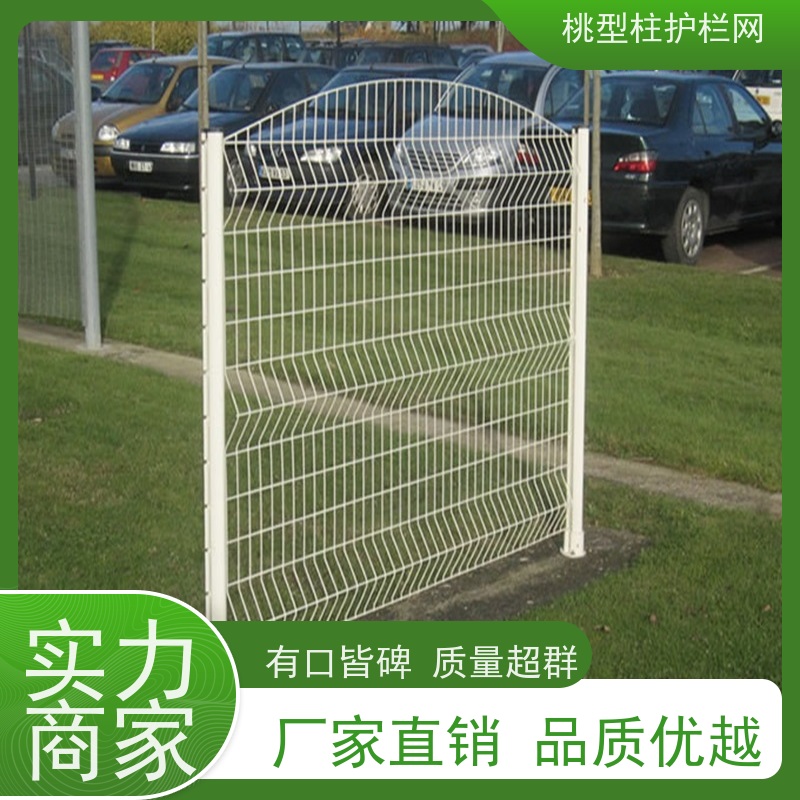 三角折弯护栏网德瑞克斯隔离栅户外花园桃型立柱围栏耐腐蚀