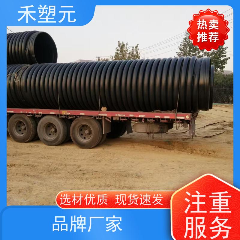 禾塑元定制大口径克拉管 HDPE缠绕增强结构壁B型管 市政工程优选