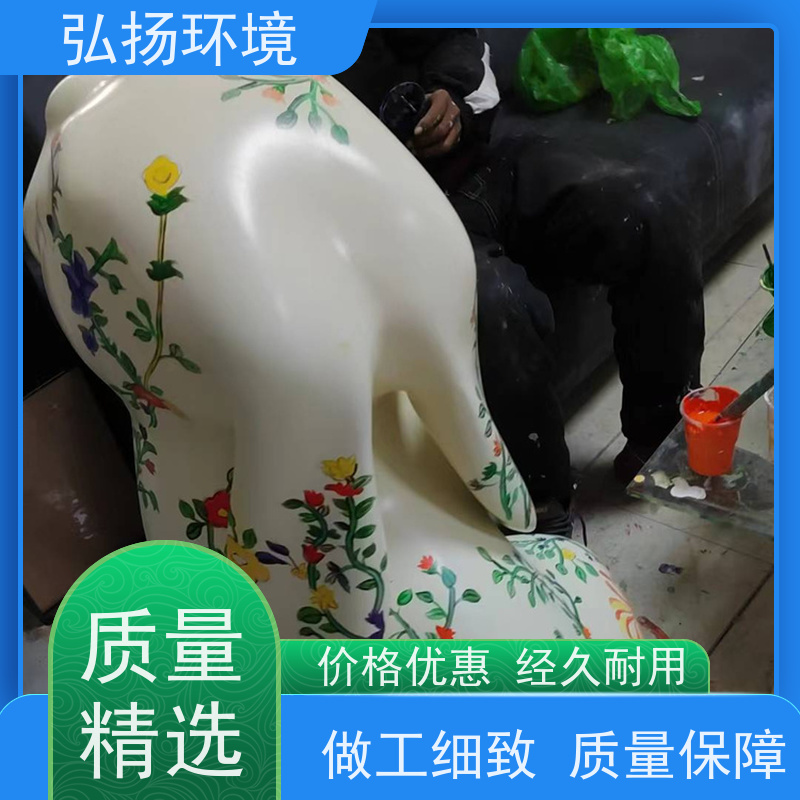 彩绘卡通形象摆件 玻璃钢雕塑 精美设计 专业施工 支持定制
