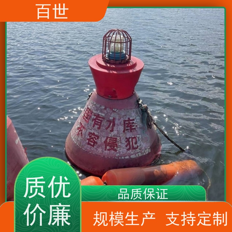 百世泥石流多发区拦漂排自浮式结构可贴反光条