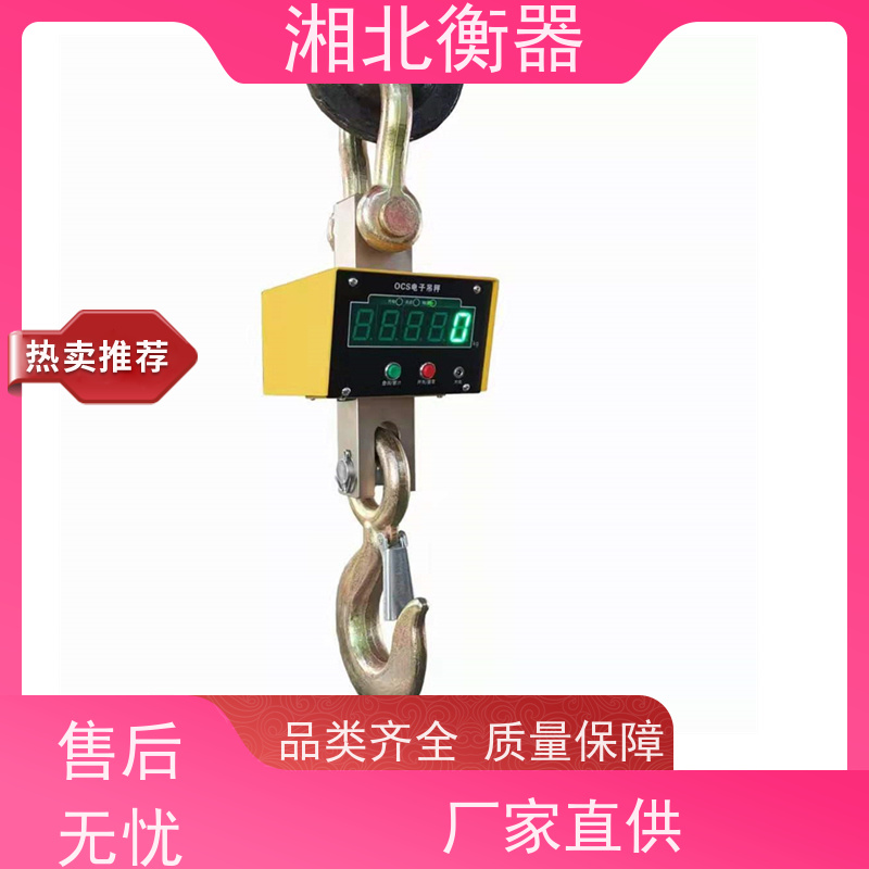 行车称重1吨3吨直视吊秤 数显式电子吊磅 湘北无线吊钩秤