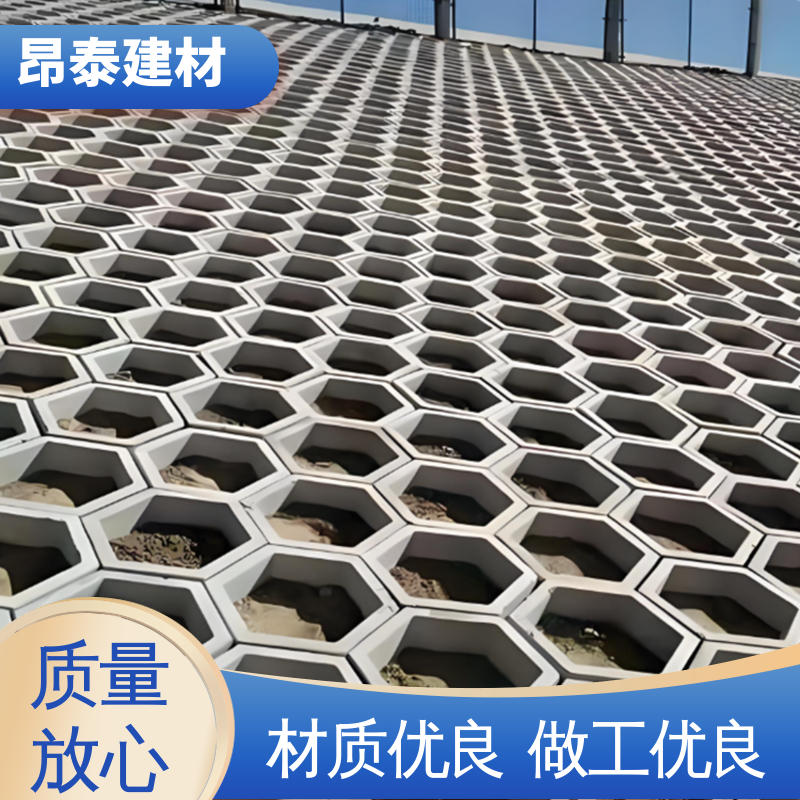 昂泰建材 坚固牢靠 六角护坡砖 抗渗漏性强 实心水泥道路砖