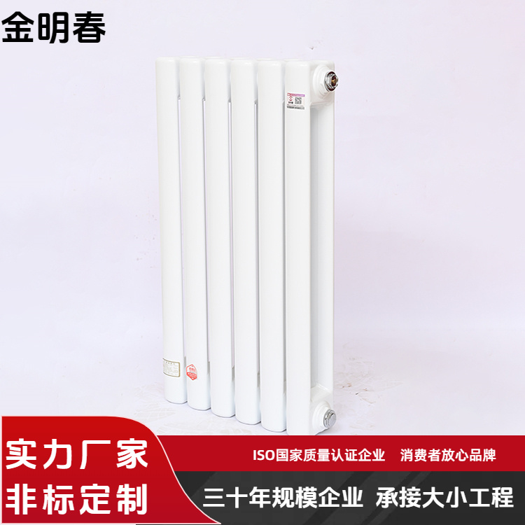 金明春 厂家 QFGZ219钢制二柱暖气片 造型美观实用 规格齐全