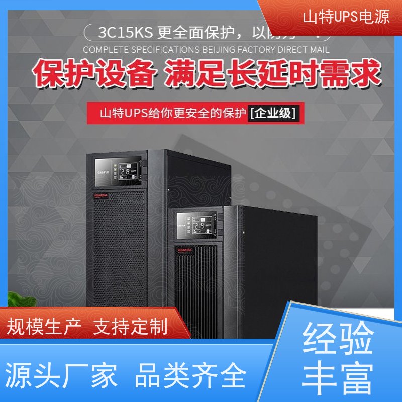 UPS电源不间断 3C15KS 机房服务器 电脑监控 稳压应急备用 维护保养