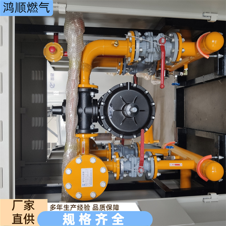 鸿顺 厂家 城镇落地式燃气调压箱 性能稳定易安装 规格齐全