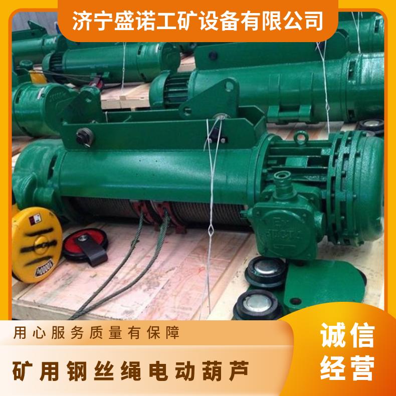 2t矿用钢丝绳电动葫芦 轻巧体积小 煤安认证 白色红色可选