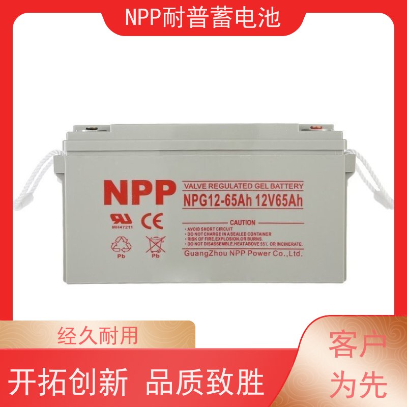 耐普电源 12V38AH 适用机房储能蓄电 稳压应急备用