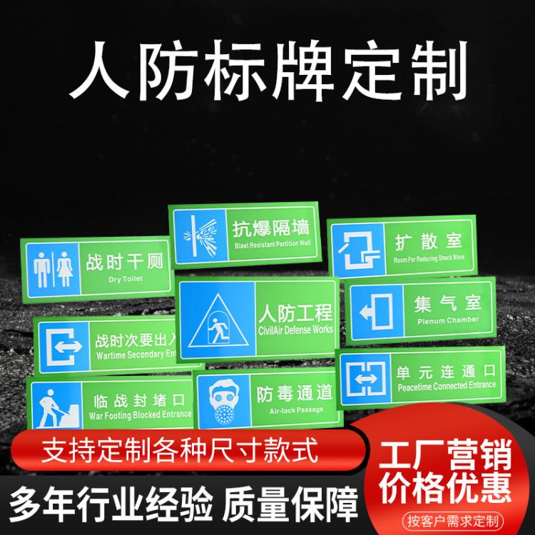 人防标识应急人民防空工程标识标牌民防人防工程标识牌