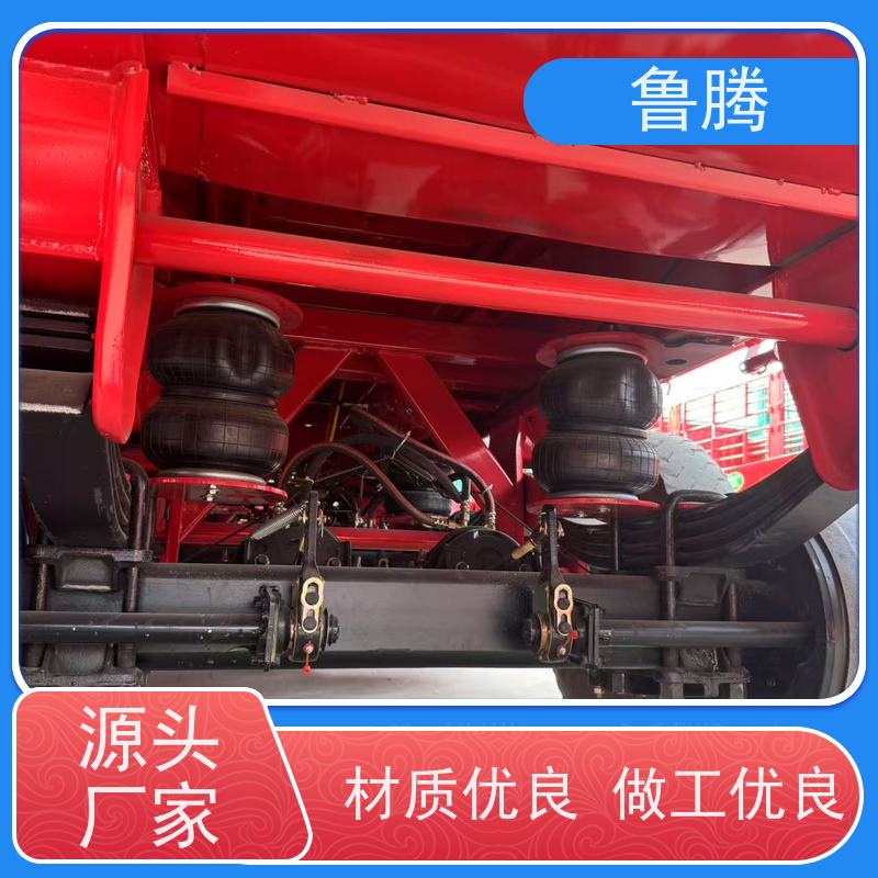  13米自卸花篮半挂车 钢板鼓刹车桥 实力源头工厂
