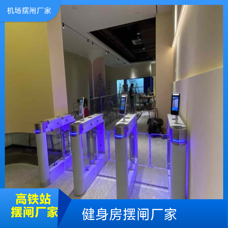 人脸识别写字楼摆闸速通门支持定制厂家浩蕴智能