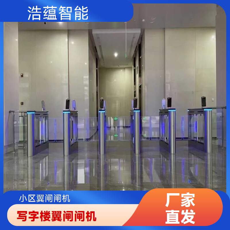 出入口桥式翼闸 浩蕴智能品质 安全防护升级翼闸通道闸机厂家