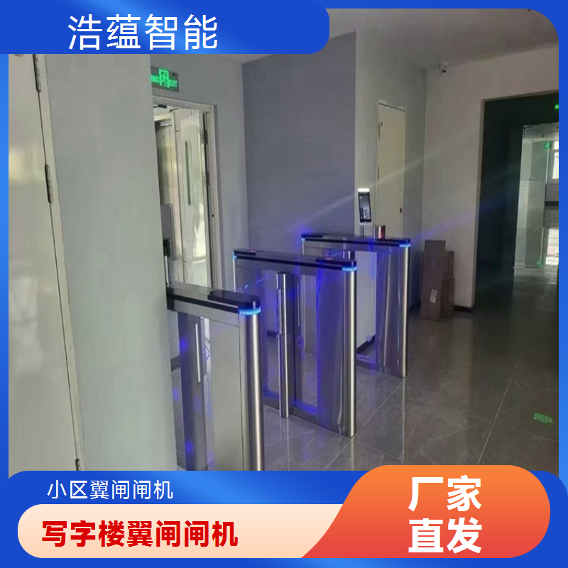 桥式翼闸 人行通道安检好帮手 浩蕴智能打造翼闸通道闸机厂家
