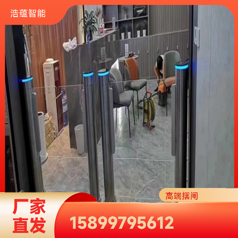 浩蕴智能一字闸 精致工艺 安全可靠高端翼闸厂家