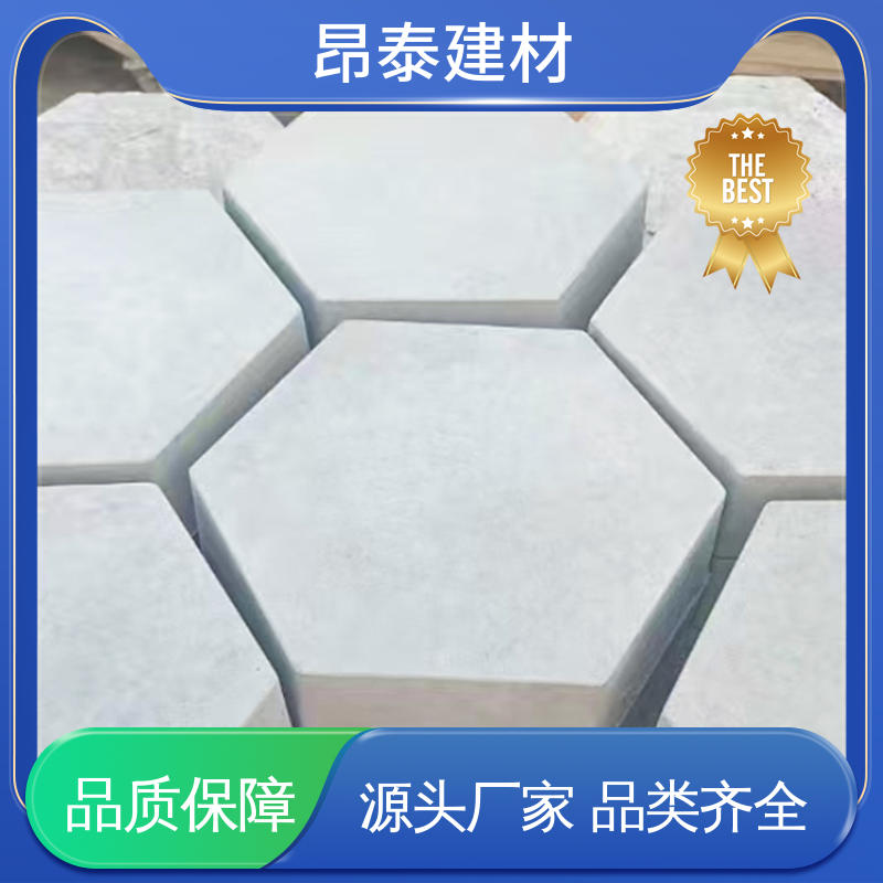 混泥土实心砖 不易变形 六棱护坡砖 抗渗漏性强 成品预制