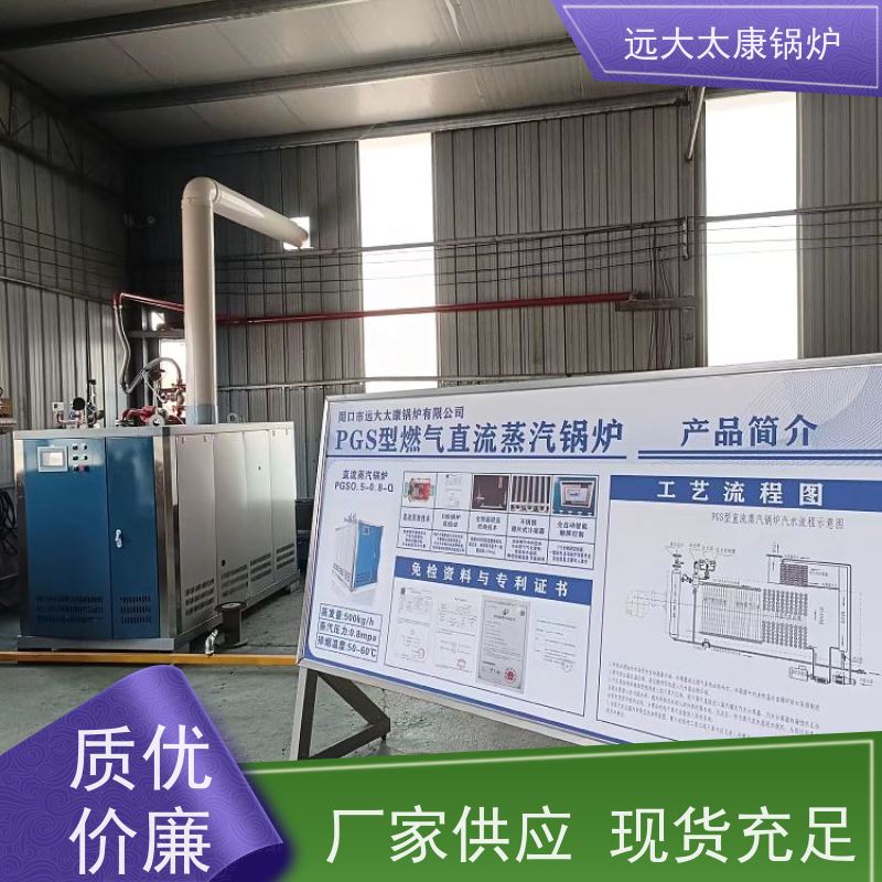 远大太康 产汽速度快 1-3分钟产蒸汽 电镀 化工 D级锅炉 