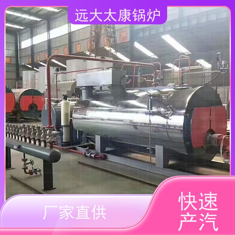 5吨 燃油气蒸汽锅炉 远大太康 源头工厂 生物制药 洗涤烫熨
