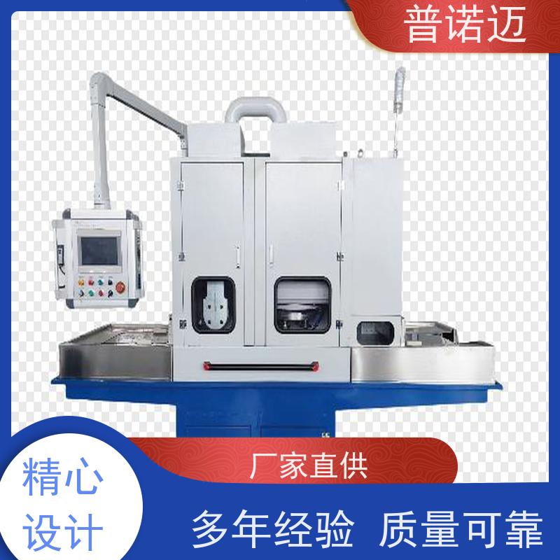 普诺迈供应齿毂去毛刺平移式磁力抛光机去焊渣切割渣来样定制