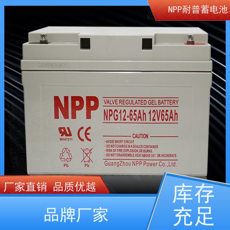 npp蓄电池 NPG12-65 阀控式密封储能型 华南区代理 