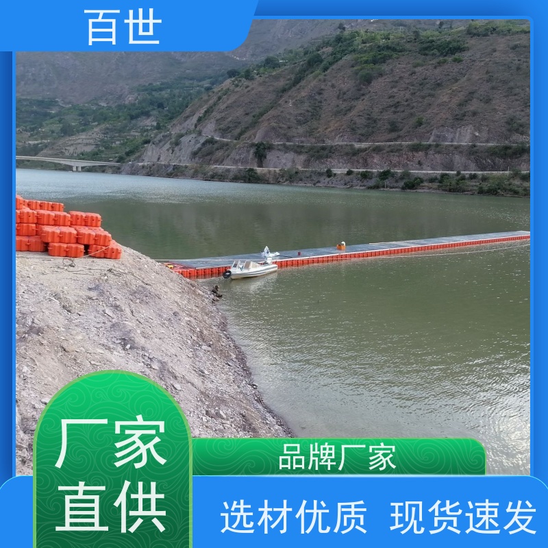 百世泥石流多发区拦漂排树枝拦截生态友好材质