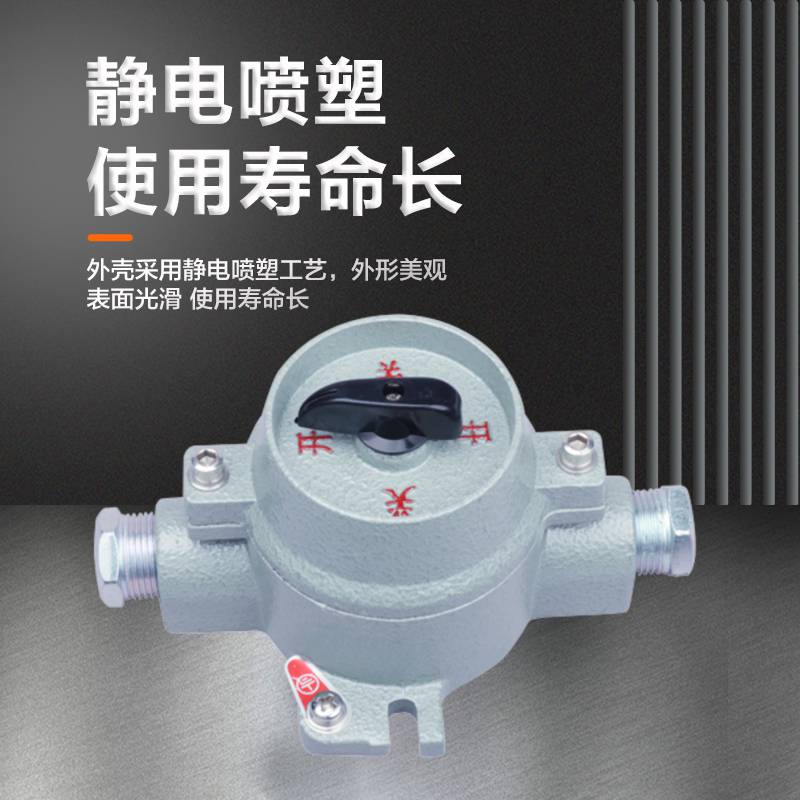 升羿SE_防爆照明开关 防腐防尘防水开关 三防一体 化工车间专用