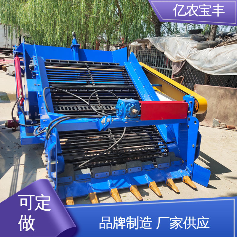 亿农宝丰全自动荒地捡石机 矿区道路清石装置 智能避障分拣系统