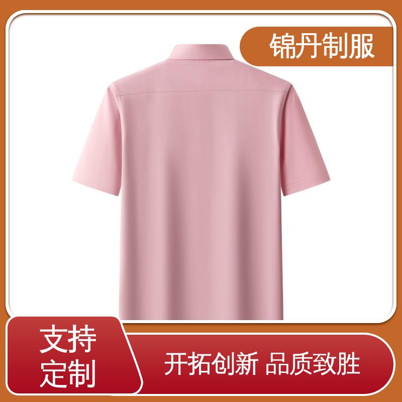 锦丹 顺|德 翻领短袖衬衫 车间t恤 旅游广告衫 男女工作服刺绣logo