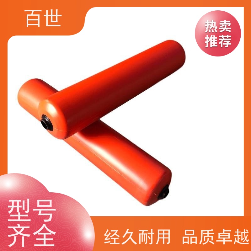 百世自来水站拦污浮筒网格化拦截钢丝绳锚固
