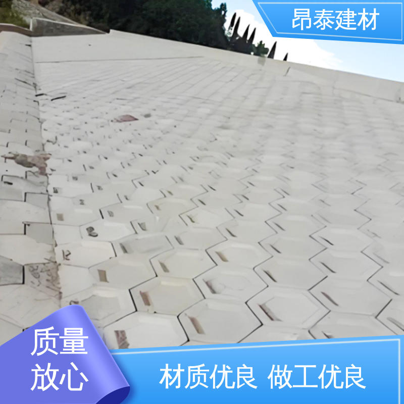 库存充足发货快 六角护坡砖 坚固牢靠 承压能力强 昂泰建材